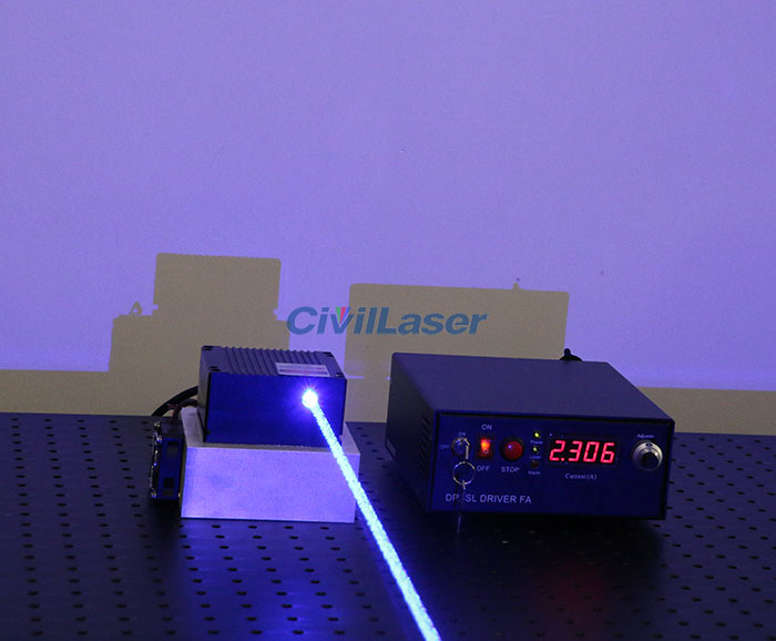blue laser system